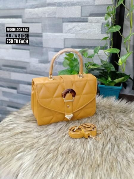 wood lock bag
